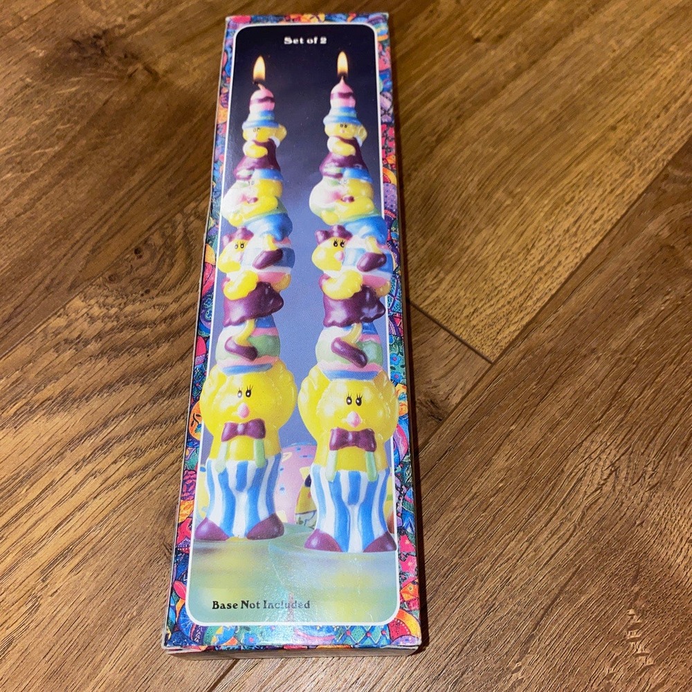 Set of‎ 2 Climbing Chicks 10" Candle Sticks Easter Holiday